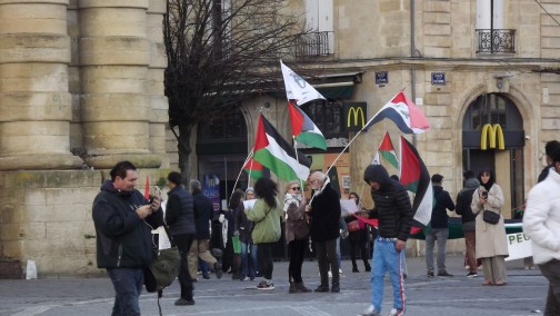Bordeaux 25 mars 2025  "contre les violences policières"